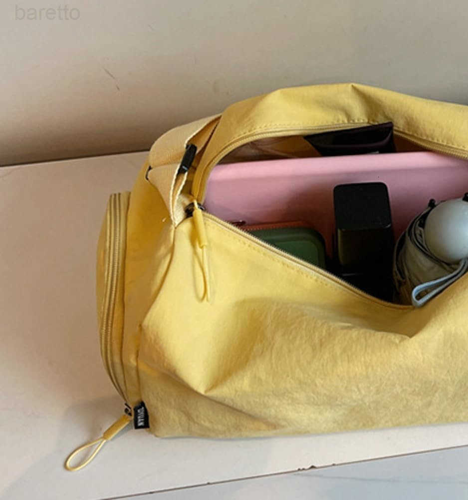 Nylon Hobo Bag Women Commute MultiPocket Crossbody Shoulder Purse Casual Boston Bag College Travel Tote Handbag M250904