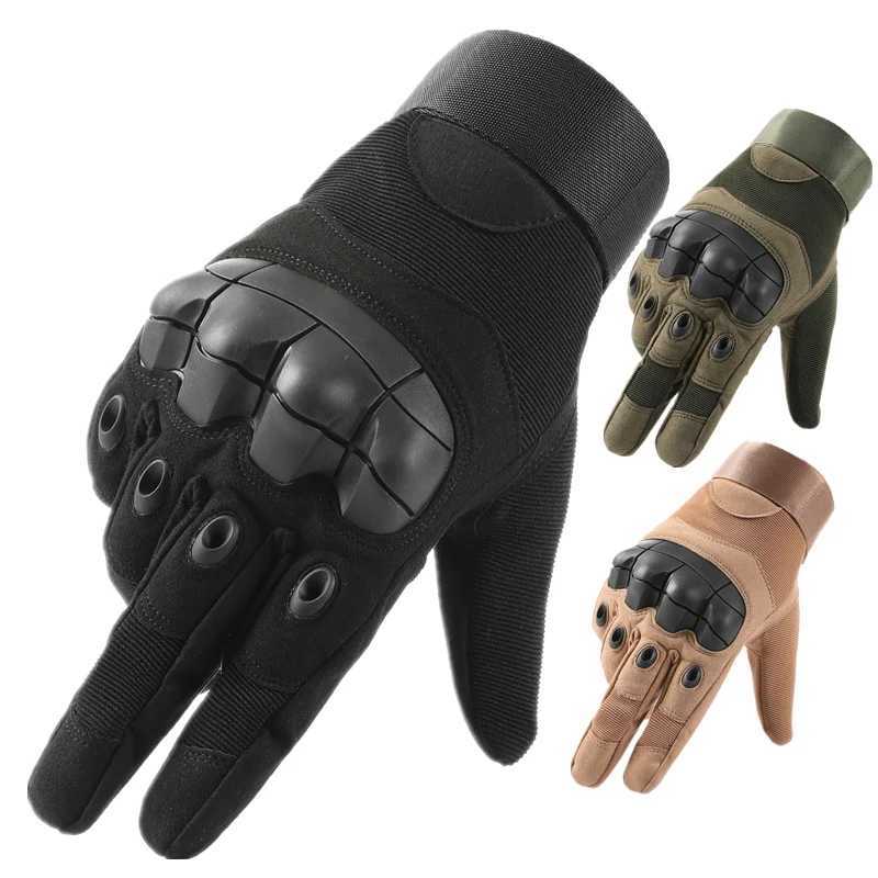 Knuck Tactical Gloves Touch Screen Paintball Airsoft Hard Knuck Women Mens Gloves Climbing Riding Full Finger Combat GlovesXJ250904