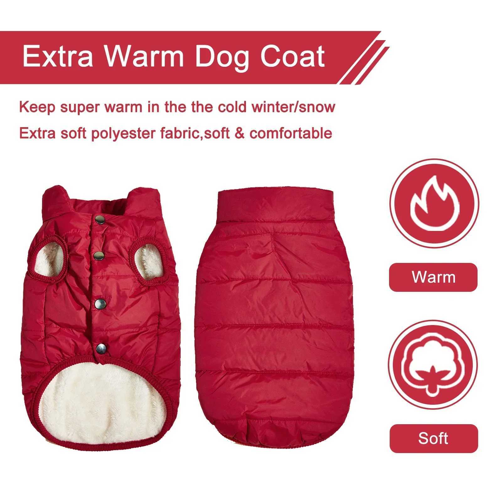 Winter Pet Coat Clothes for Dogs Winter Clothing Warm Dog Clothes for Small Dogs Christmas Big Dog Coat Winter Clothes Chihuahua W250904