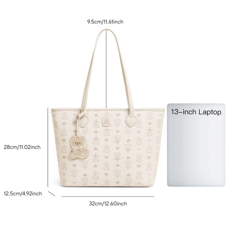 AILUXI Large Capacity Tote Women Versatile Commuter Lightweight Shoulder Student Laptop Bag Original Brand Valentine Gift