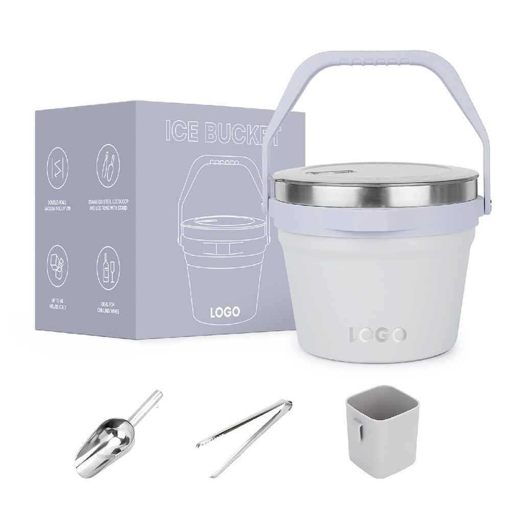 304 Stainless Steel Water Bottle 7L Outdoor Portable Vacuum Cube Bar KTV Ice Beer Red Wine Champagne Bucket