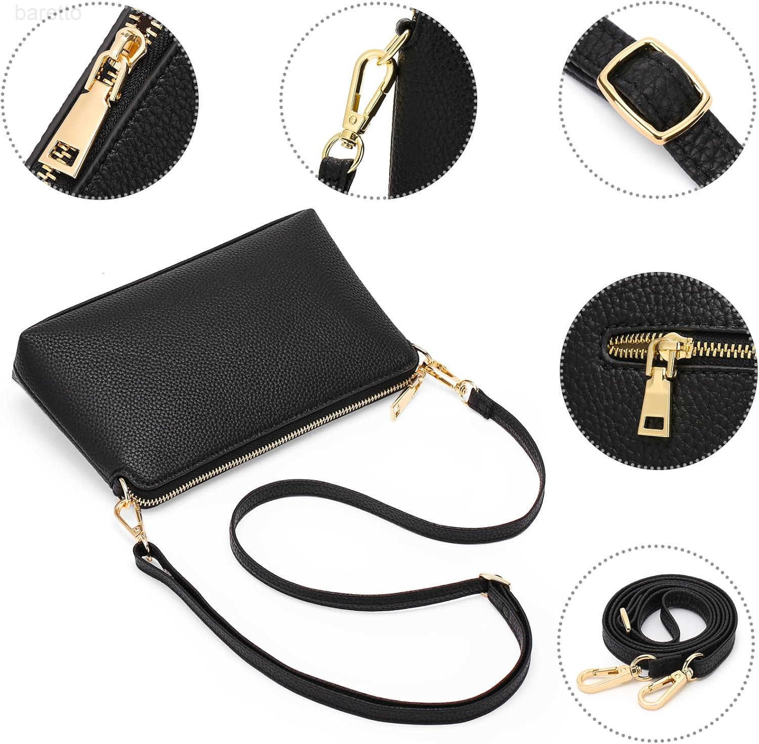 Crossbody Bags for Women RFID Blocking Leather Cross Body Bag Purses Womens Crossbody Handbags with Wristlet Strap M250904
