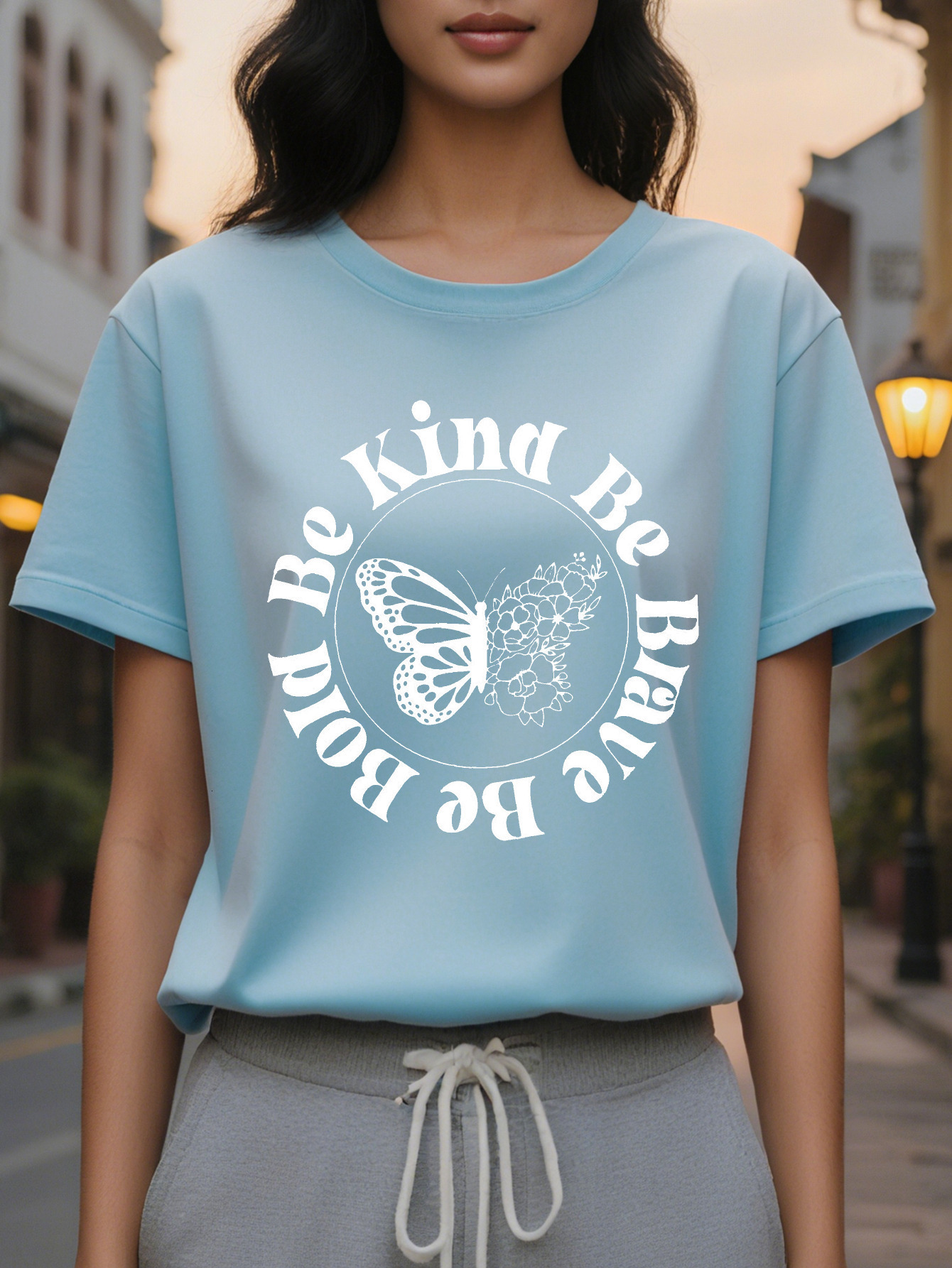Always You Worthy Be Kind Floral Reference Casual Crewneck Vest Women's Summer Fashion Inspirational Clothing