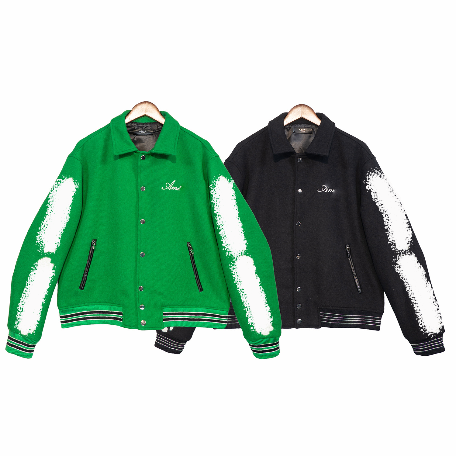 Men's Jackets Retro American Baseball Jaet Loose Casual Embroidered Spring Autumn Youth Outerwear Ort Sve Long