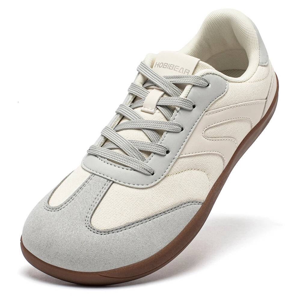 HOBIBEAR Barefoot Wide Toe Sneakers Unisex Zero Drop Minimalist Canvas Shoes Non Slip Lace Up Walking Sneaker ddmysaturn