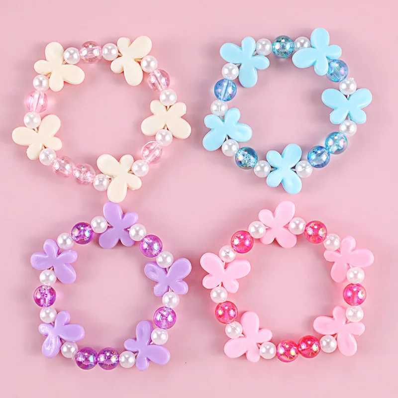 Makersland Colourful Beaded Bracelets For Kids Bowknot Charm Cute Accories Jewelry For Girl Gift Fashion Child BraceletsXJ250904