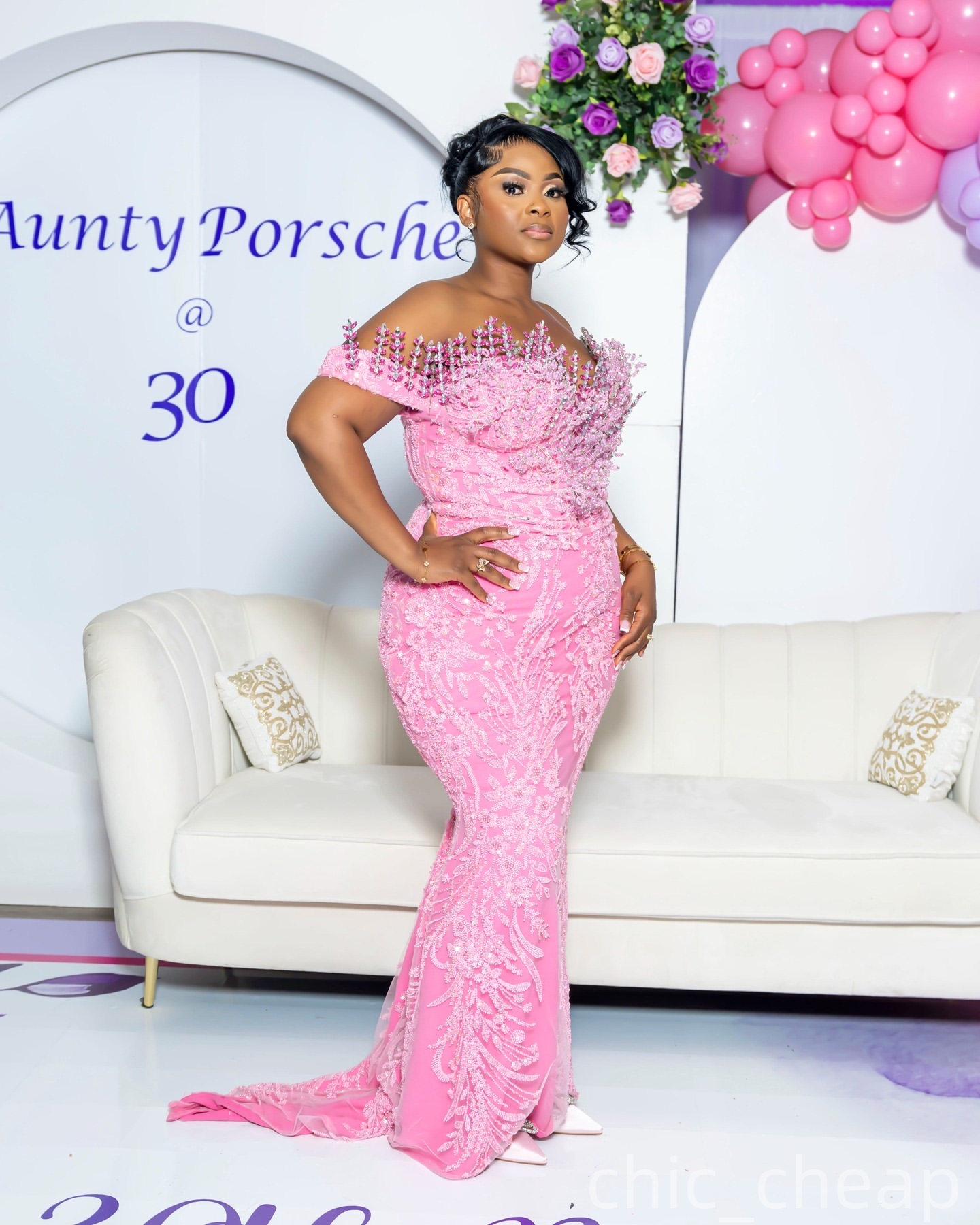 Aso Ebi Mermaid Pink Prom Dresses 2025 Crystals Detachable Train Evening Formal Party Second Birthday Engagement Gowns Plus Size Dress For Special Occ