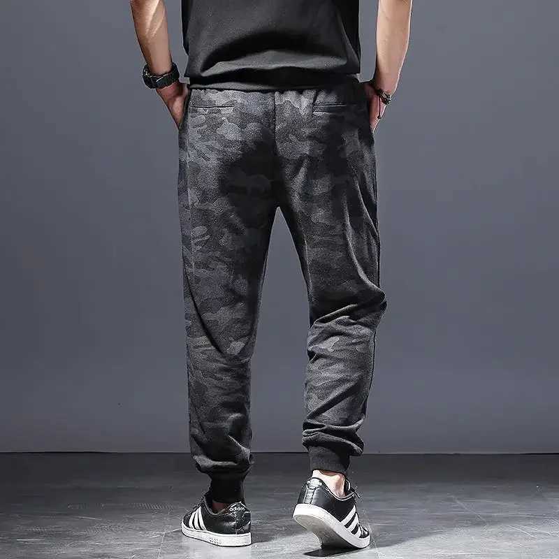 Oversize Casual Pants Mens Breathable Sweatpants Men Clothing Streetwear Summer Joggers Camouflage Quick Dry Loose TrousersXJ250904