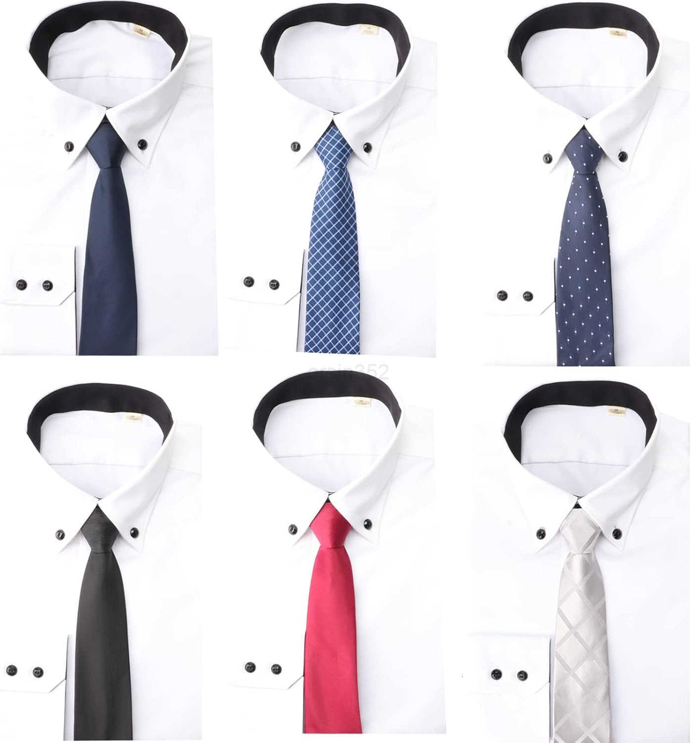 Mens Ties Mens Zipper Ties Neckties for Men Silky Zip Up Ties Mens Pretied Ties SetW250904