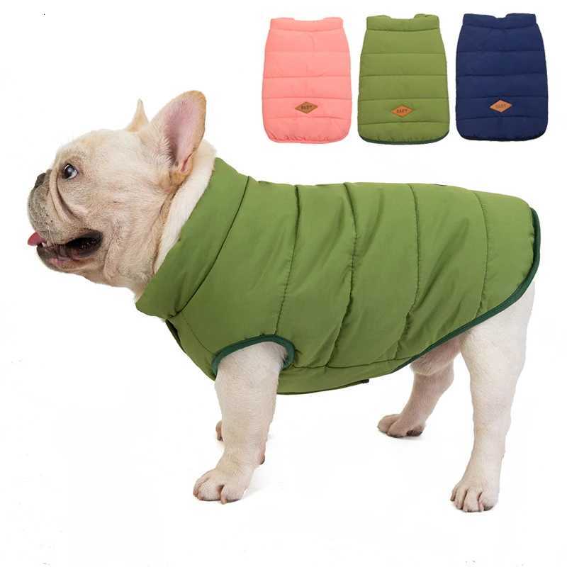 3 Colors Cotton French Bulldog Clothes Winter Warm Pet Dog Coat et for Small Dogs Puppy Pug Clothing Outfit ubranka dla psa W250904