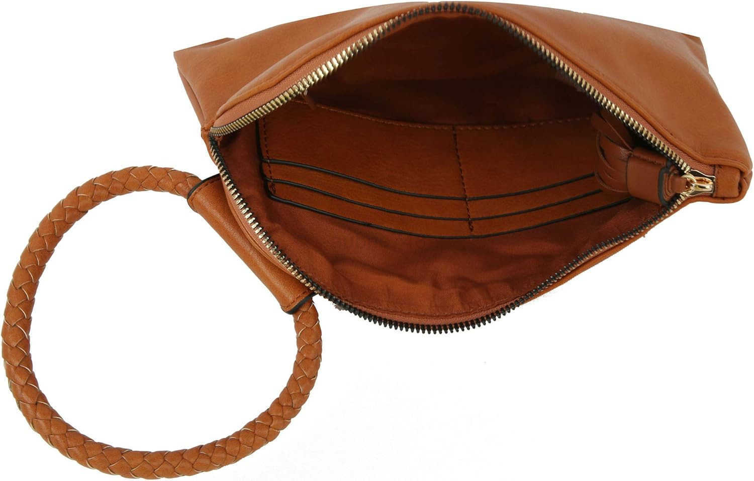 Womens Clutch Purse Wristlet Wallet Evening wHand Strap Casual Formal Vegan Leather Metro Muse M250904