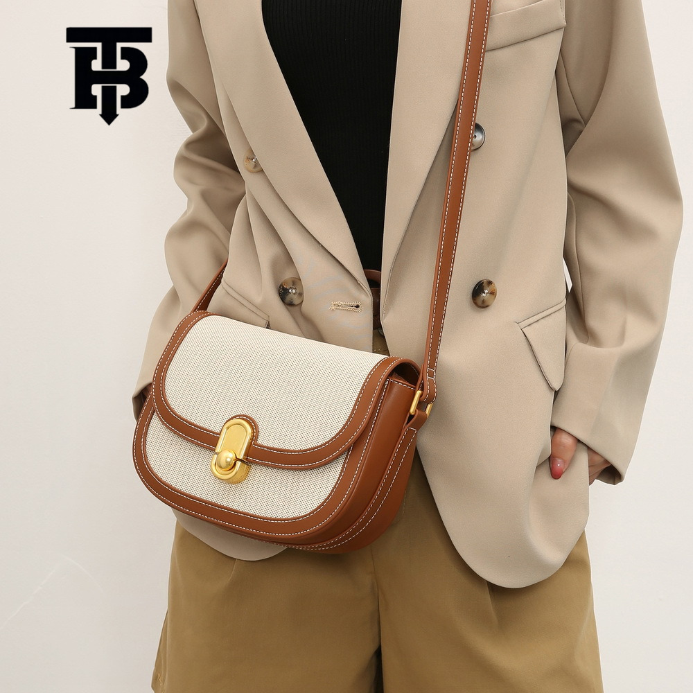 TB BHULAMTE Soft Leather High-Quality Texture Saddle Bag Summer New Designer s bag Versatile Underarm Bag Crossbody Women's Bag Fashion Casual Ni