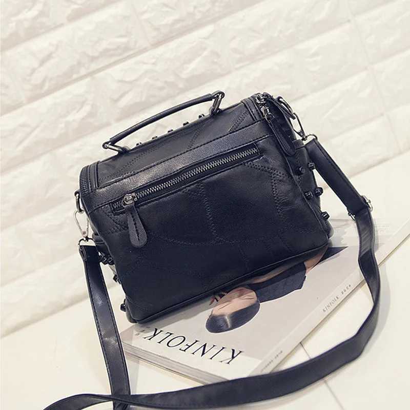 Women Genuine Leather Bag Sheepskin Messenger Bags Handbags Famous s Designer Female Handbag Shoulder Bag Sac Z250903