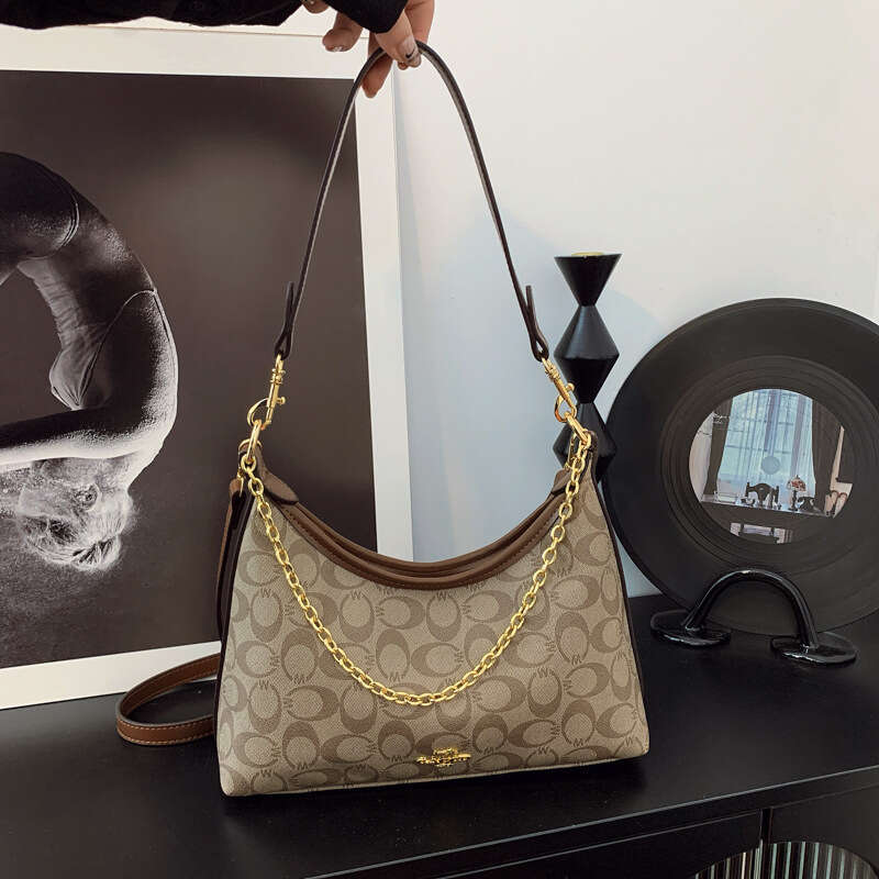 Fashion Womens Luxury Bags Crossbody Bag for Women 2025 New Printed Crescent Women's Shoulder Crossbody Bag Trendy