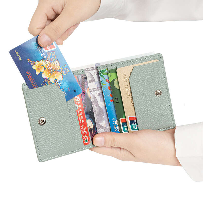 New Wallet Short Thin Card Holder Women's High-end Mini Simple Coin Purse designer wallet B5