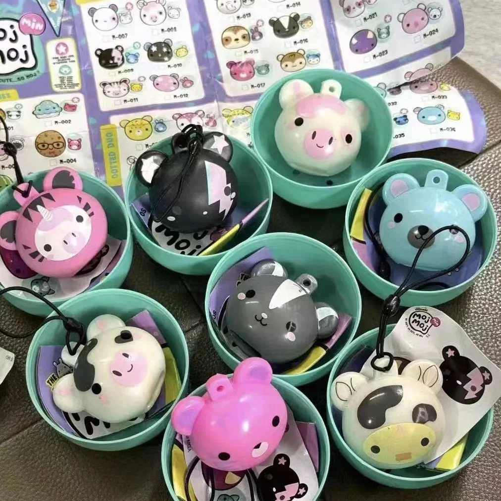 Moj Innovation Series Squishy Toys Cute Soft Animal Model Stress Relief Toy Capsule Mystery Pack Blind Box Toys Kids Gifts W250904