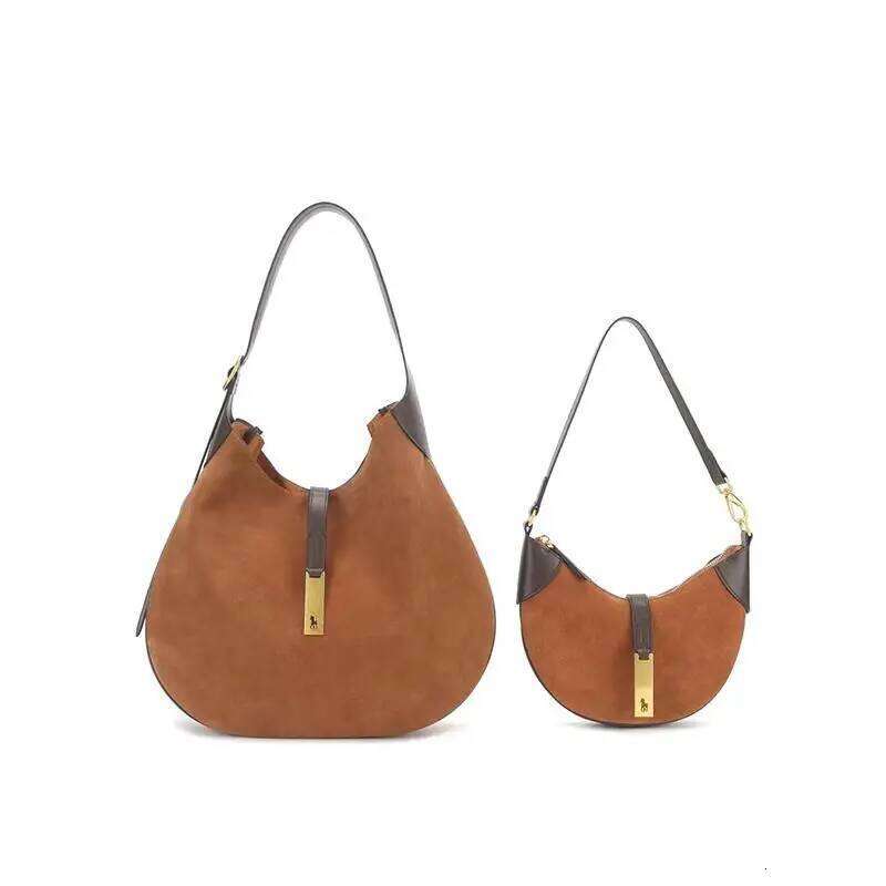 Trendy Saddle Women's Underarm Cowhide Real Leather Dumpling Matte Fini Single oulder Bag