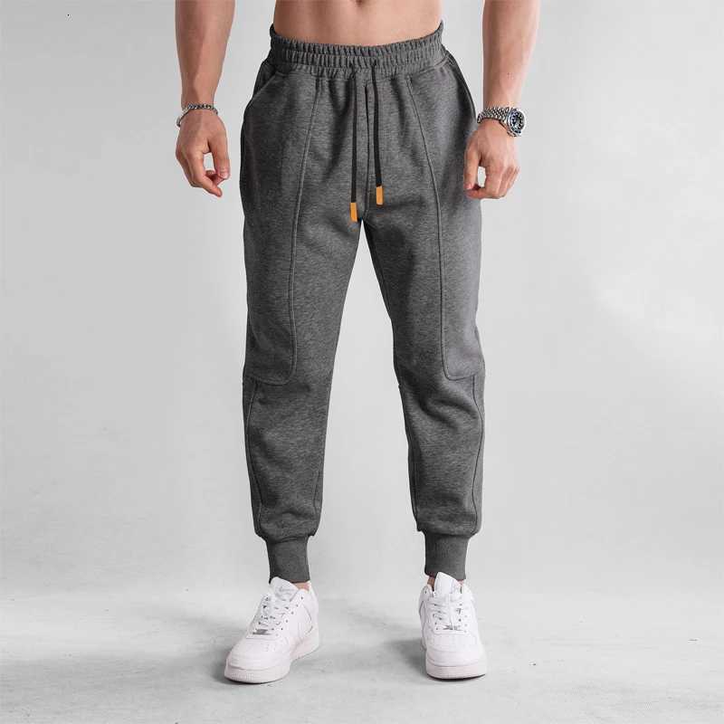 2024 New Men Jogging Long Pants Autumn and Winter Mens Casual Fleece Sweatpants Soft Sports Pants Jogging PantsXJ250904