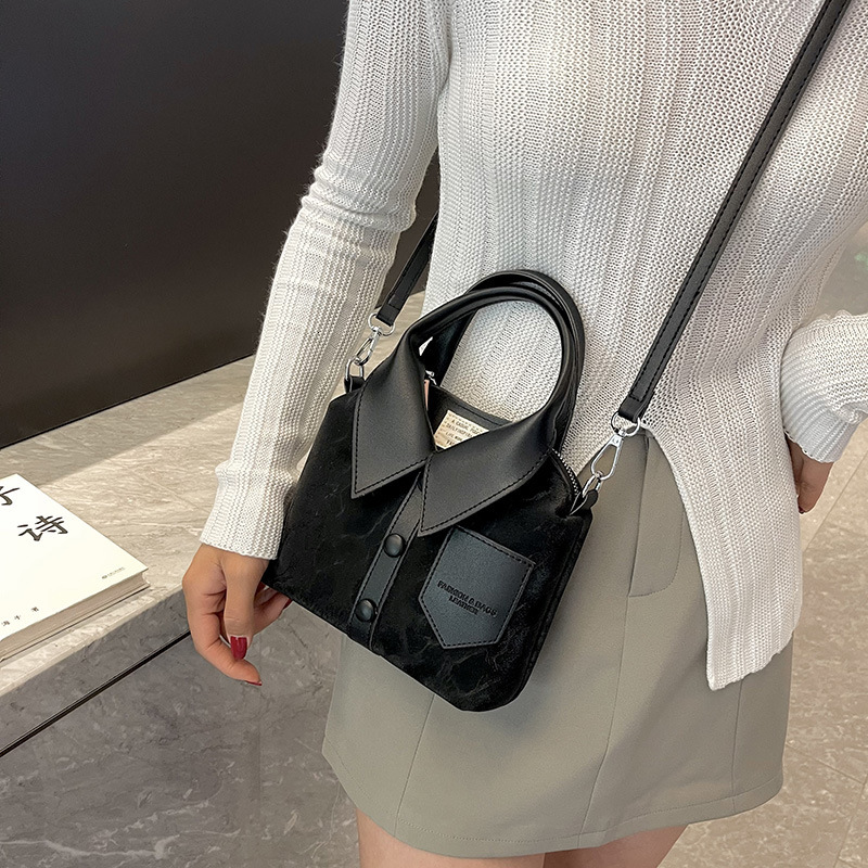 2025 autumn new Korean style niche personalized design women's handbag casual simple fashion crossbody bag designer shoulder bag