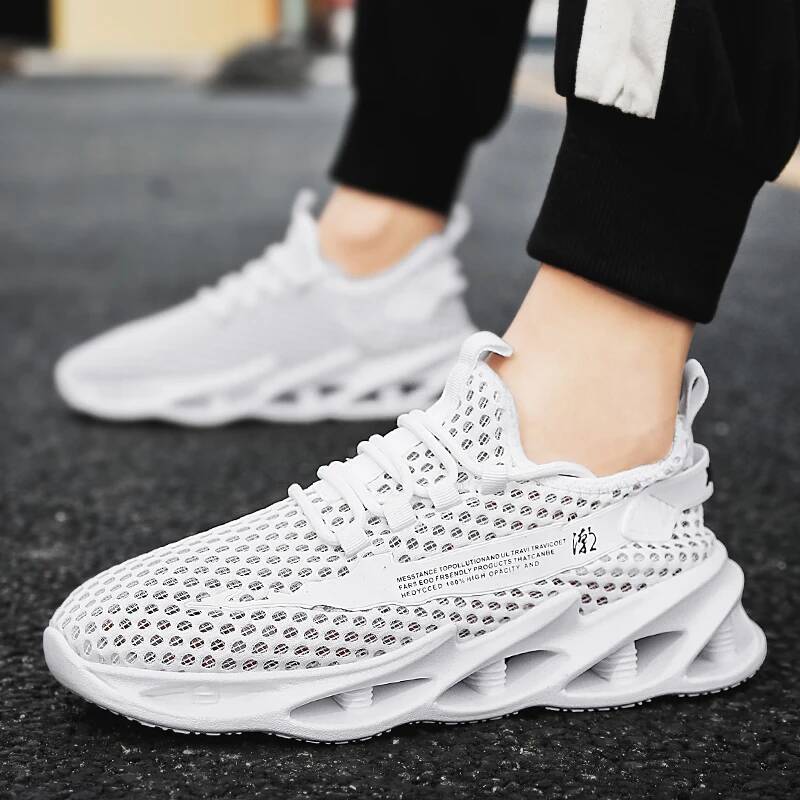 Men Summer 2023 New Breathable Mesh Hollow Tennis Man Running Sneakers Casual Sports Walking Shoes Tenis Masculino ddmysaturn