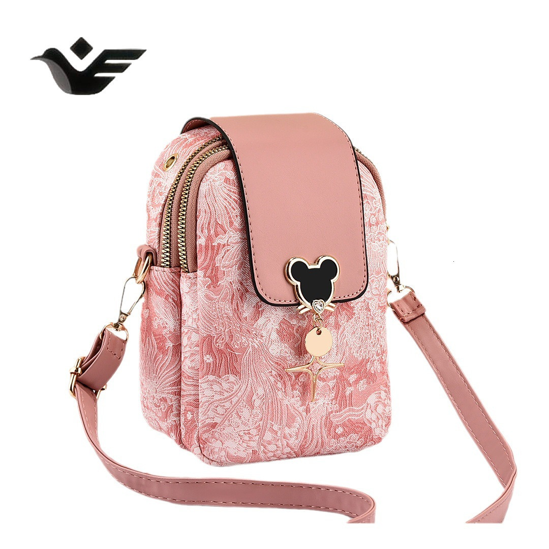 Feiyan Free Shipping New Designer Bag Luxury Shopping Bag Manufacturer Export Women's Phone Bag Single Shoulder Crossbody Bag Elegant Women'