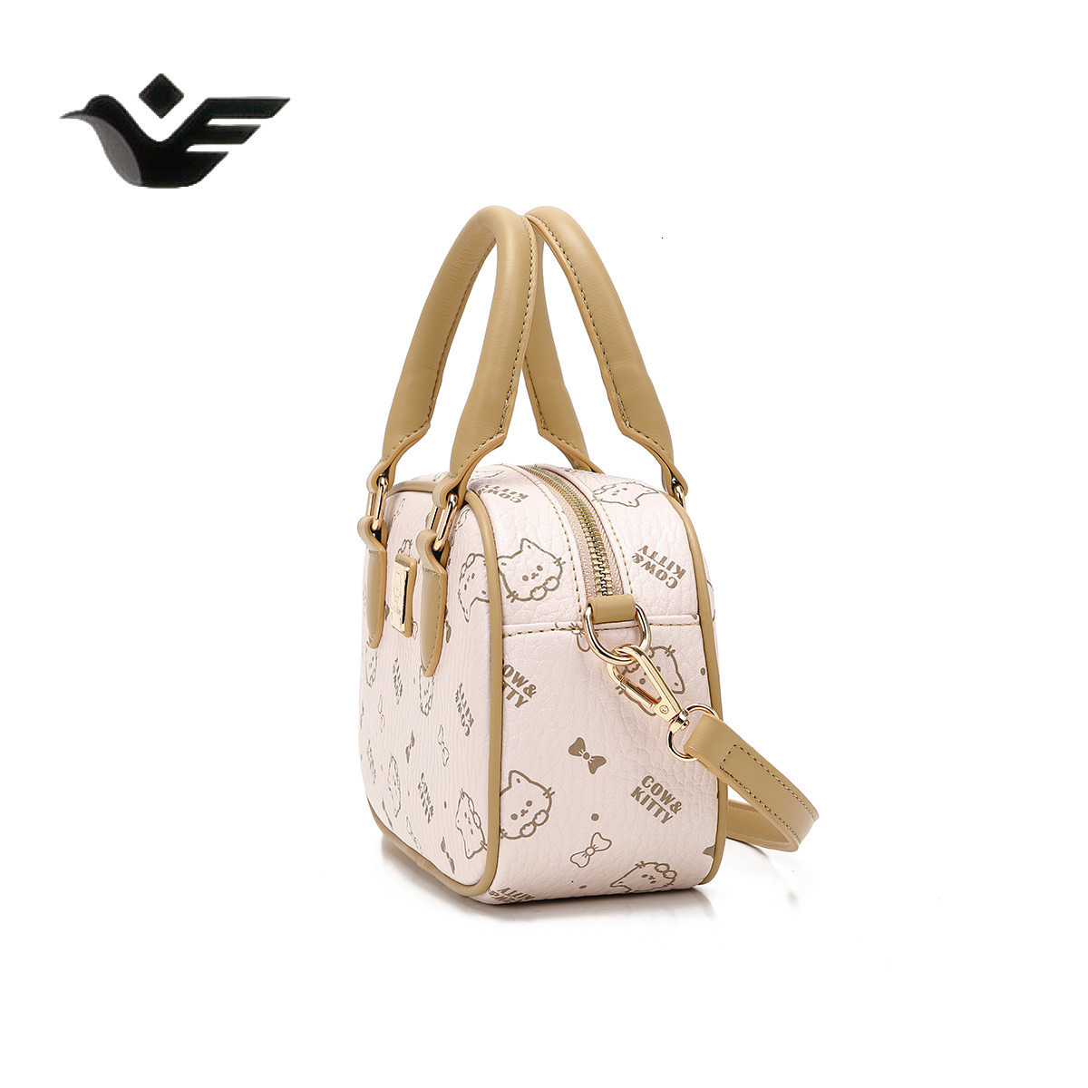 Feiyan Free Shipping New Designer Bag Luxury Shopping Bag Fashion Printed Elegant Handheld Bowling Bag For Women Casual Versatile High-end Cute Cross-