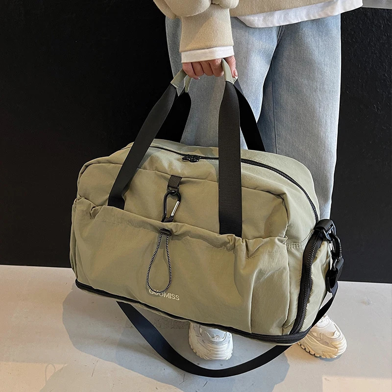 Largecapacity shortdistance travel bag lightweight fashionable and versatile sports bag dry and wet separation travel bag 250903