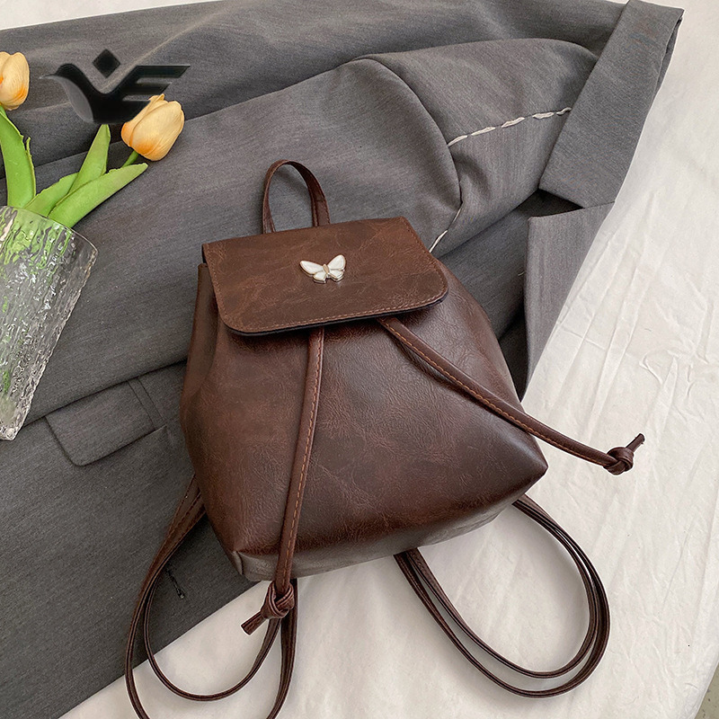 Feiyan Free Shipping New Designer Bag Luxury Shopping Bag Vintage Niche Backpack For Women 2025 New High-end Retro Fashion Backpack Versatile Ins Casu