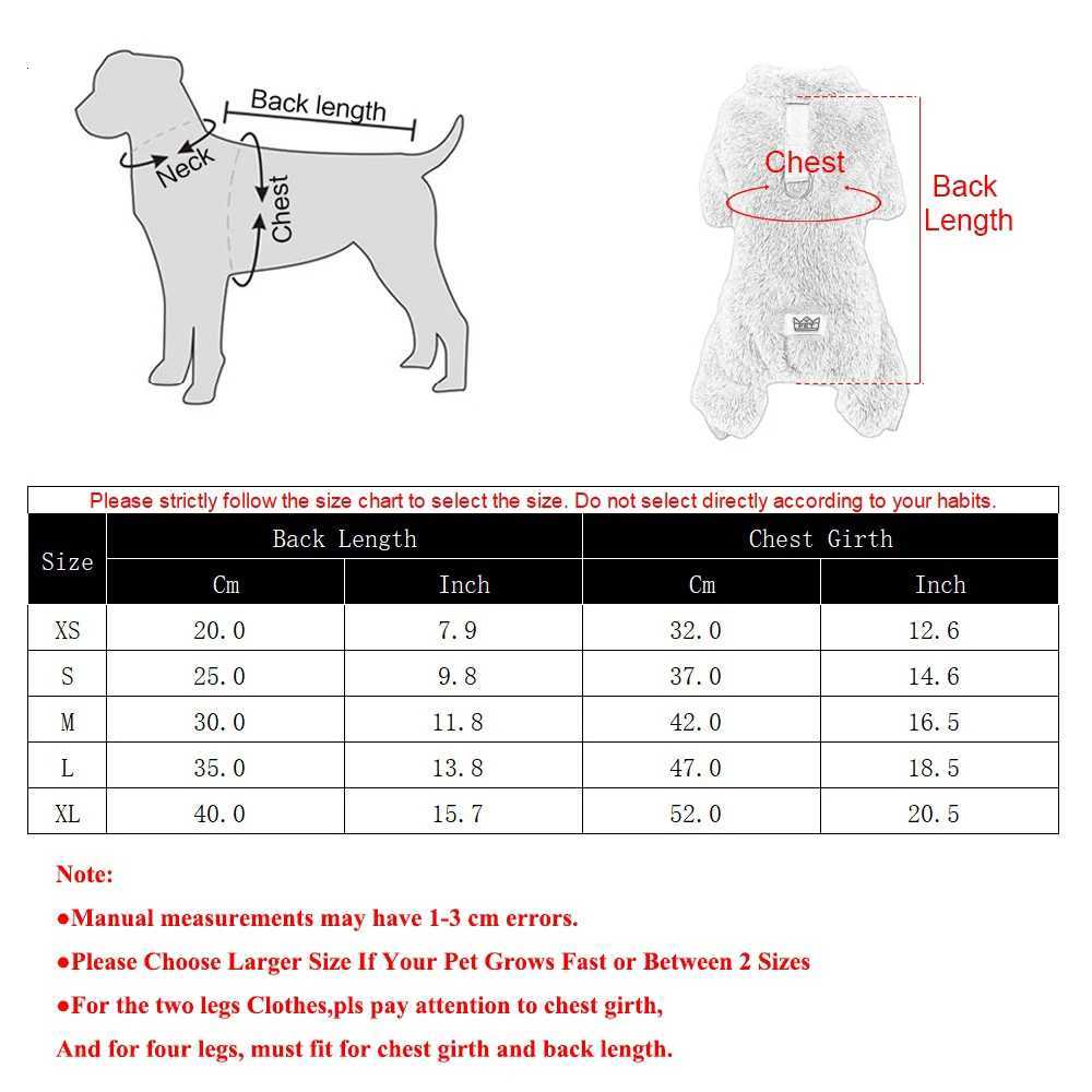 Winter Fleece Warm Dog Clothes Winter Soft Cozy Puppy Jumpsuit Plush Winter Dring Overall For Small Medium Pet Vest Coat Cats W250904