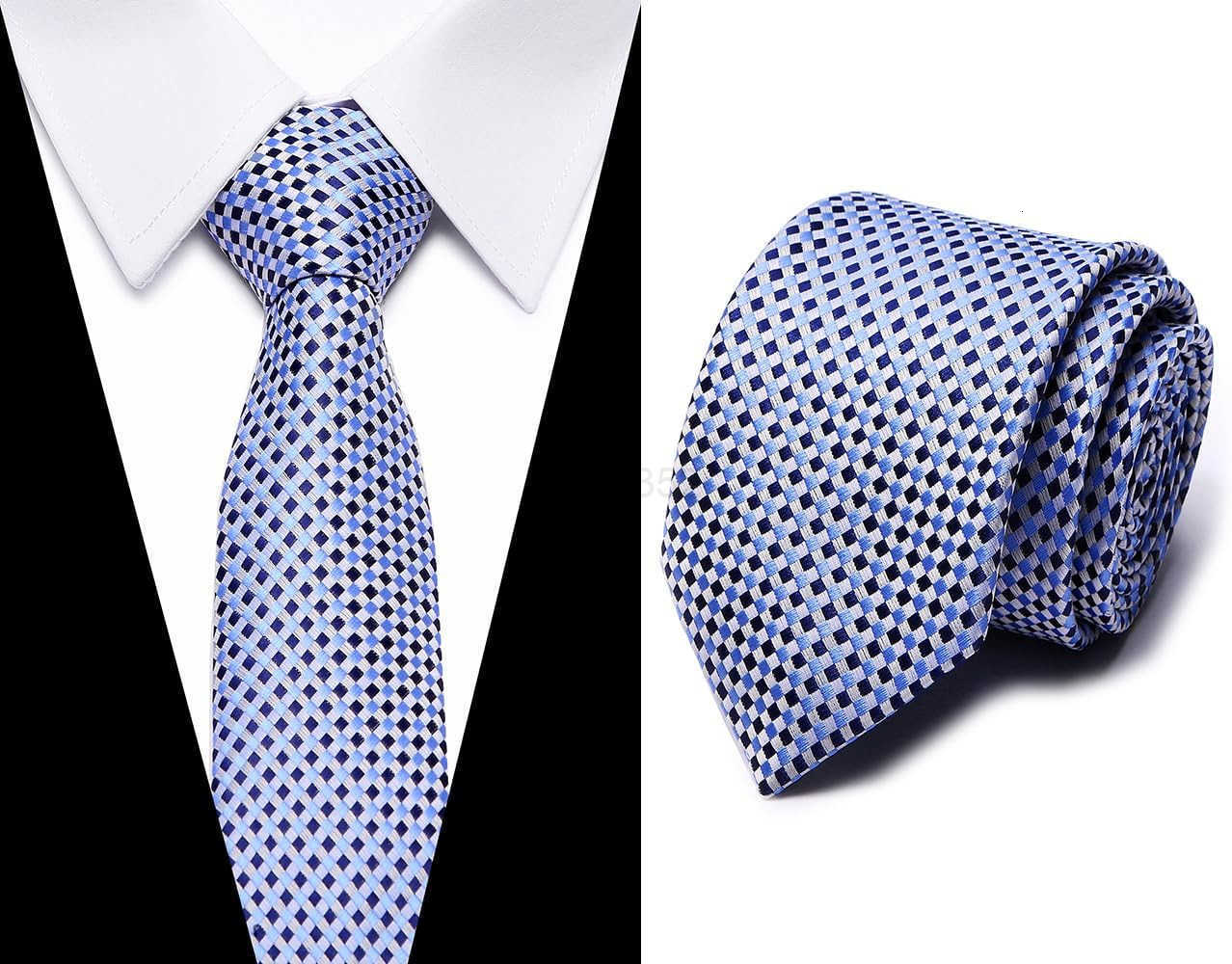 Tie For Men Necktie Woven Jacquard Neck Ties Set 6 PCSW250904