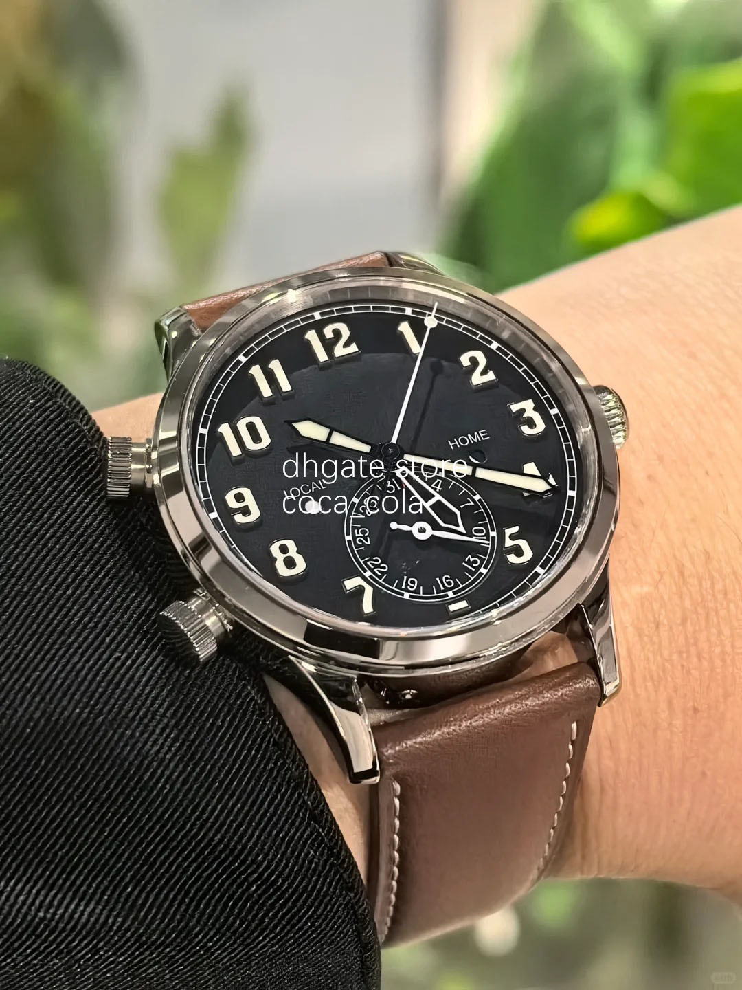 Super quality GRF men Wristwatches 5524G-001 5524 42mm Stainless Stainless Leather Bands Cal.324 S C FU Movement Automatic mechanical Mens Watch Watches