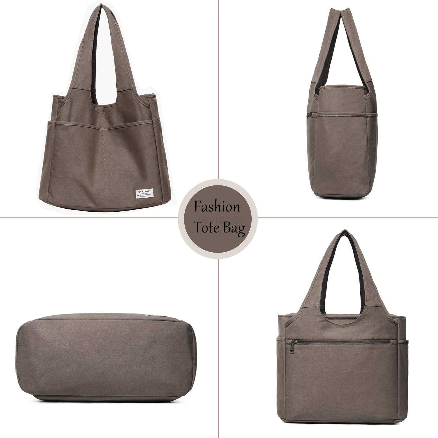 Large Tote Bag Women Casual Shoulder Bags for Work Gym Beach Travel Shopping Grocery CollegeW250904