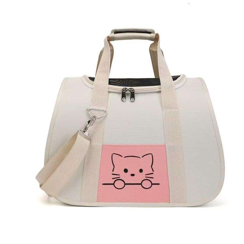 famous brand Outdoor Pet Large Capacity Handheld One Shoulder Foldable Cat Bag Portable