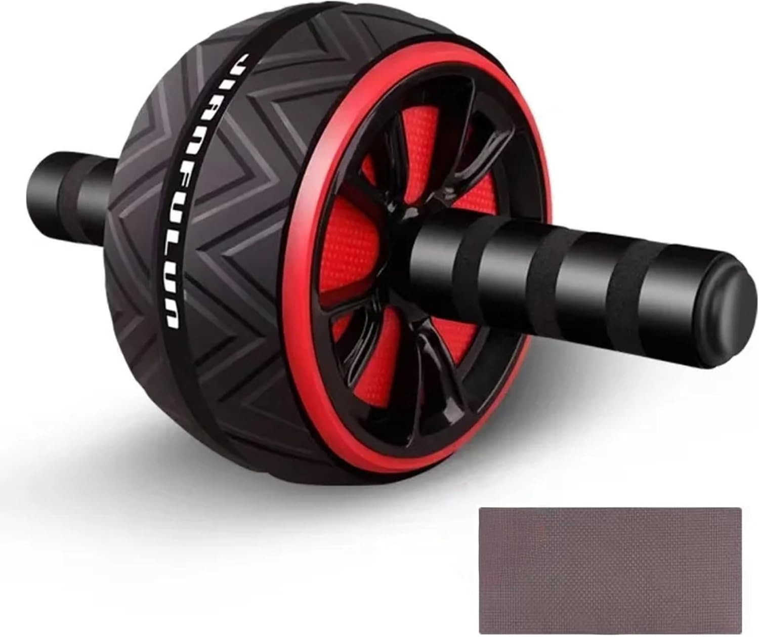 Ab Roller Wheel for Core Abdominal Strength Workout Portable Home Gym Exercise Equipment with NonSlip Handles Knee Pad for Men Women W250904
