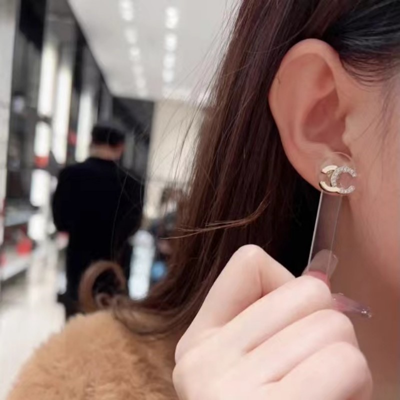 earrings designer earrings designer for women luxury studs diamond earrings fashion design studs silver golden earrings women jewelry fashion elegant nice