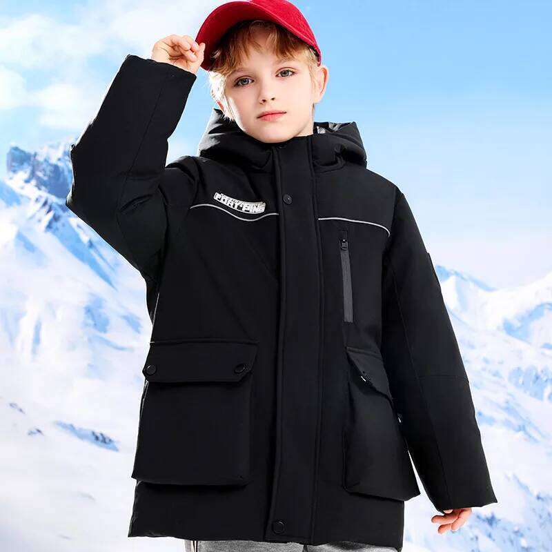OLEKID -30 Degree Winter Children Waterproof Thick Warm Teenage Girl Down Jacket 5-14 Years Kids Parka Outwear Coat