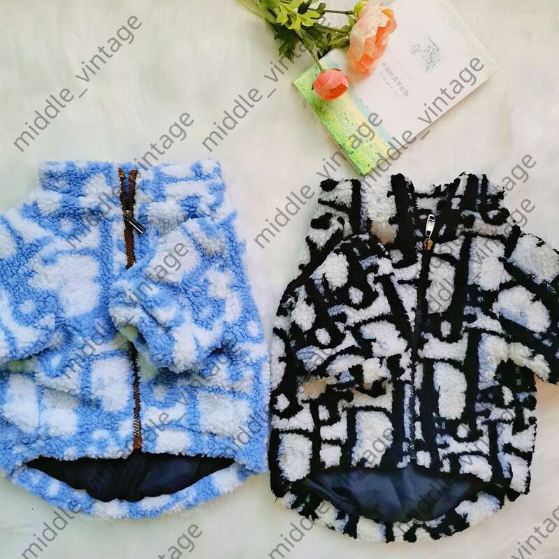 Autumn Winter New Trendy Dog Clothes Lamb Wool Warm Coat French Bulldog Corgi Teddy Pet Supplies Designer dog clothes luxury pet cotton clothes