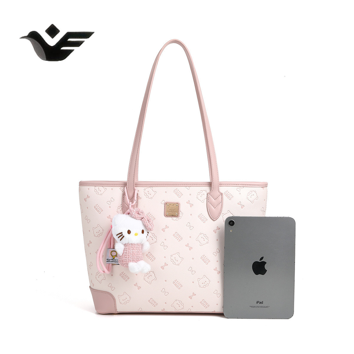 Feiyan Free Shipping New Designer Bag Luxury Shopping Bag 2025 New Cute Cartoon Print Large Capacity Commuter Student Shoulder Tote Bag For Girls