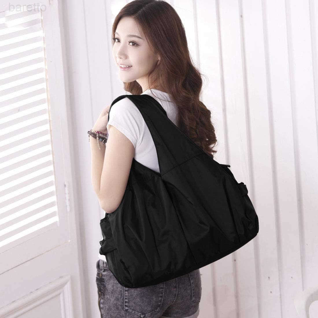 Shoulder Bag for Women Waterproof Shopping Lightweight Work Purse and Handbag Travel Tote Oxford Nylon Large Capacity Hobo M250903