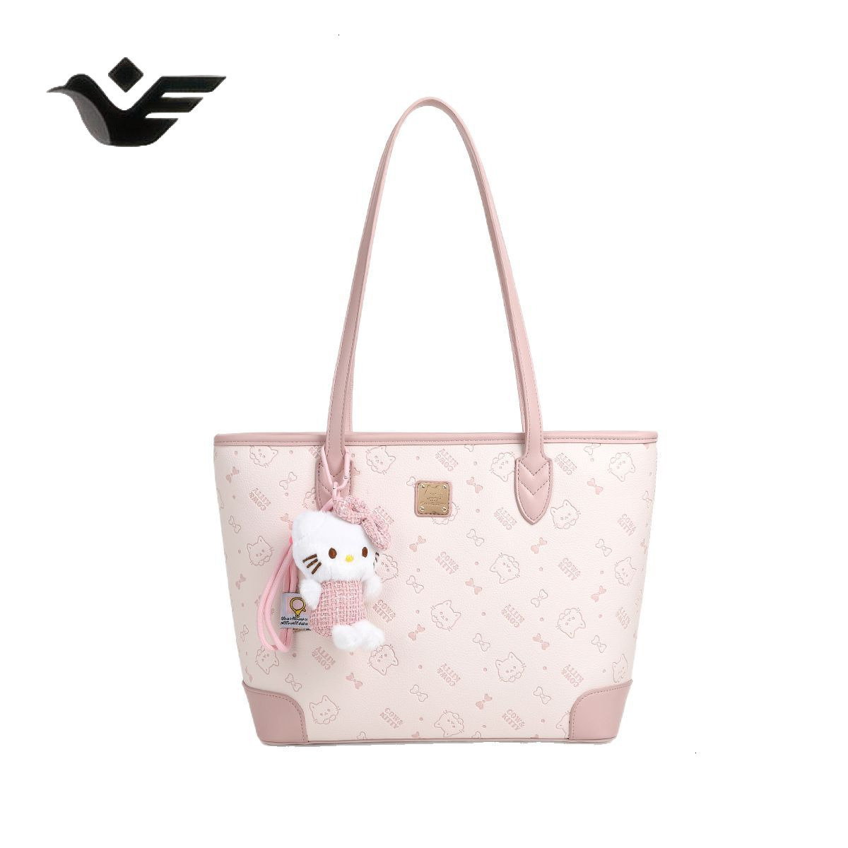 Feiyan Free Shipping New Designer Bag Luxury Shopping Bag 2025 New Cute Cartoon Print Large Capacity Commuter Student Shoulder Tote Bag For Girls