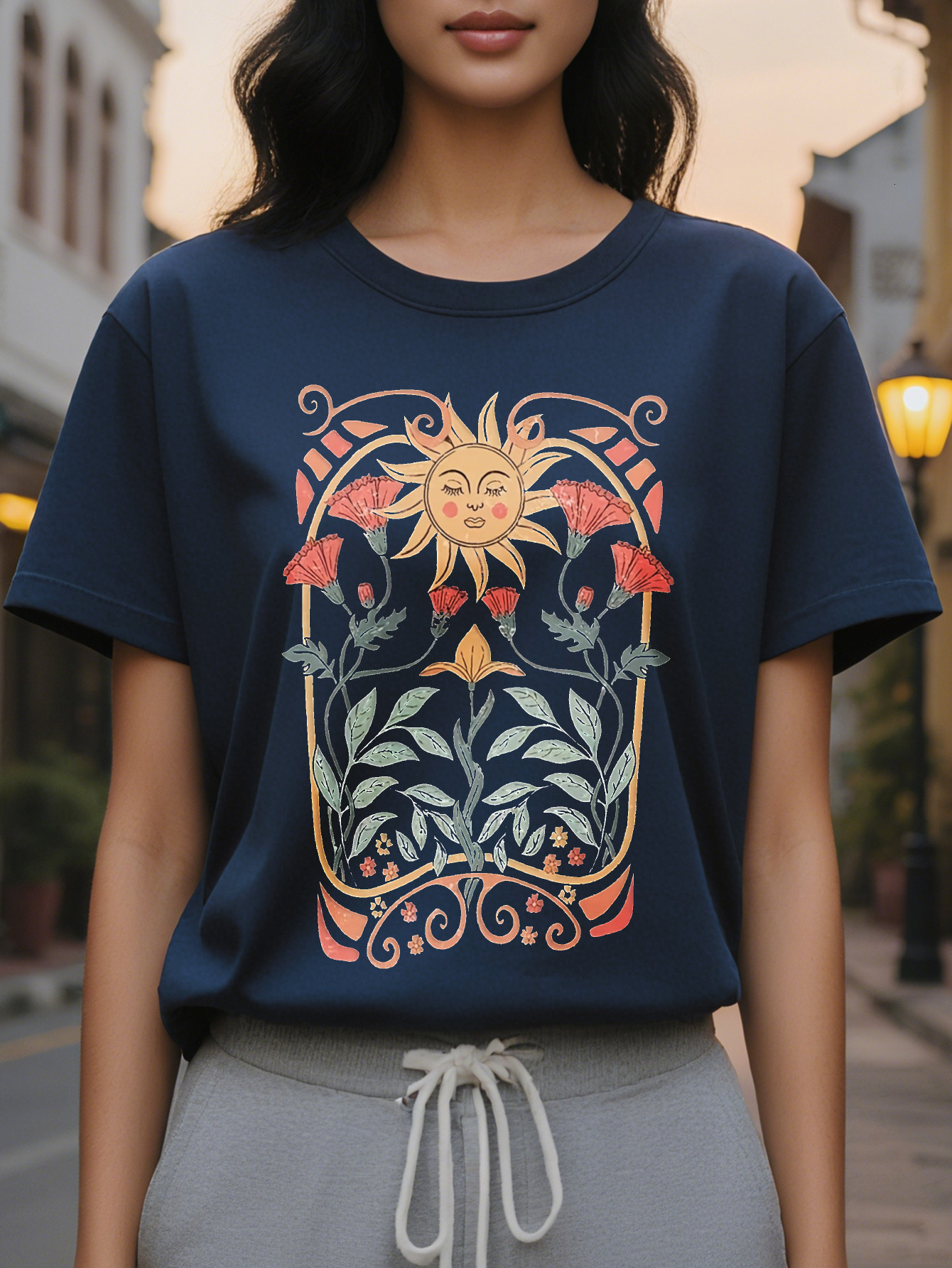 Large XL Vibrant Botanical Floral Print Women's Tank Top, Washable, All Season Versatile Wear, Dark Maroon, Nontransparent, Plus Size