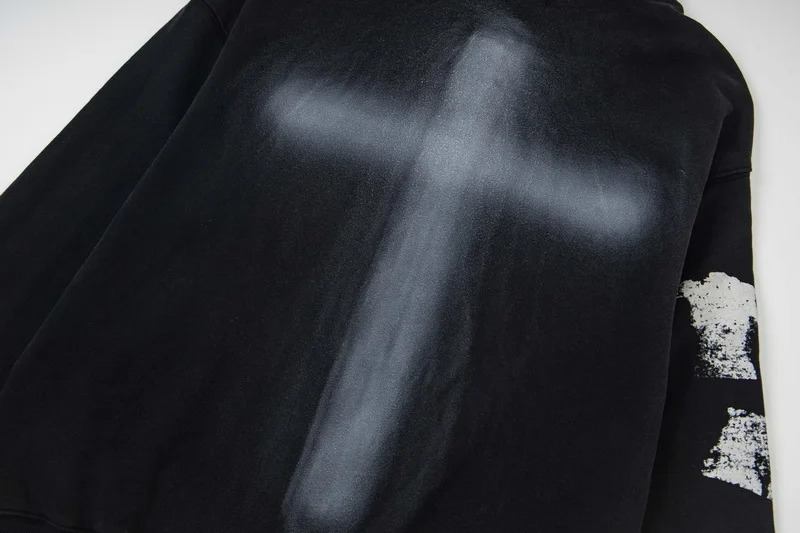 Stock Winter High Street Retro Patchwork Abstract Portrait Print Zipper Hoodie Jackets ERD Hoodie Cotton Men Women Sweatshirts 250815