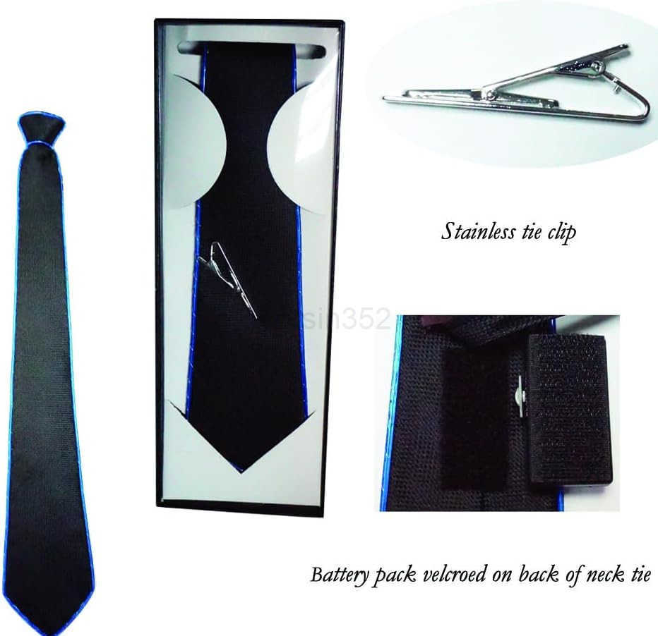 Tie Light Up Fanny Ties Novelty Necktie For Men LED Light Up Ties Costume AccessoryW250904
