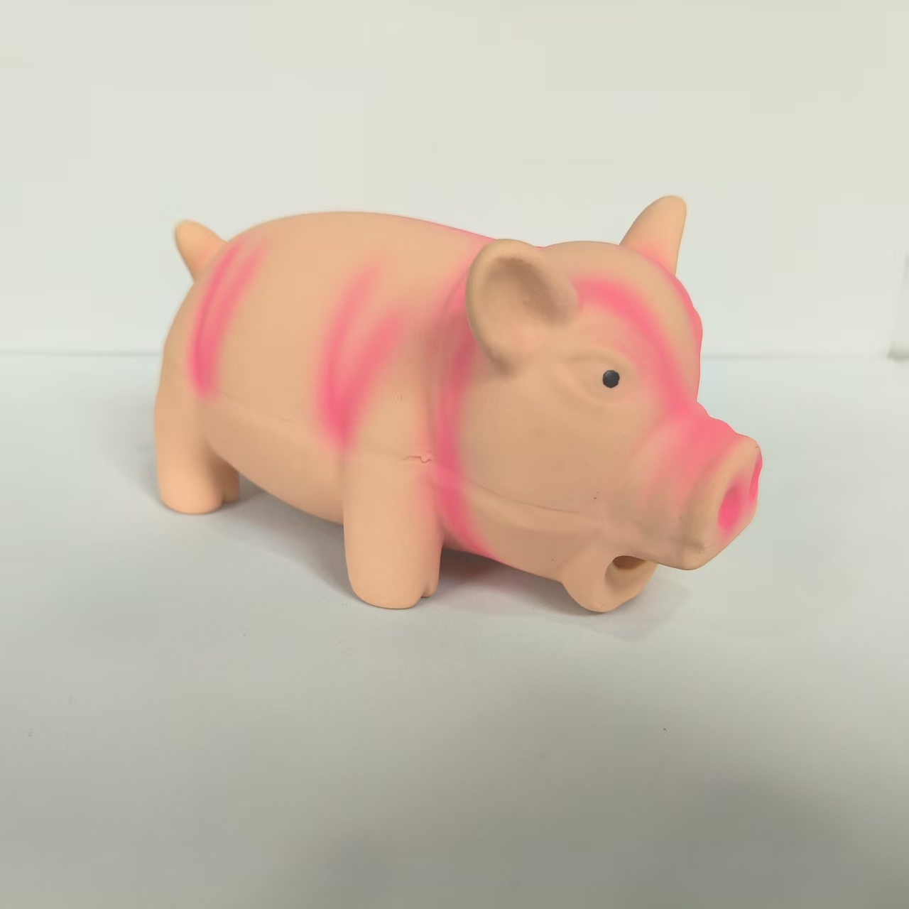 Interactive Oinks Pig Dog Toys Latex Squeaky Custom Rubber Pink Screaming Sound Grunting Chewy Cute Pet Toy for Dogs 2pcs/Pack