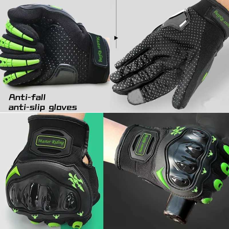 Motorcyc Touch Screen Gloves Breathab Full Finger Outdoor Sports Protection Riding Dirt Bike Moto Racing protection GlovesXJ250904