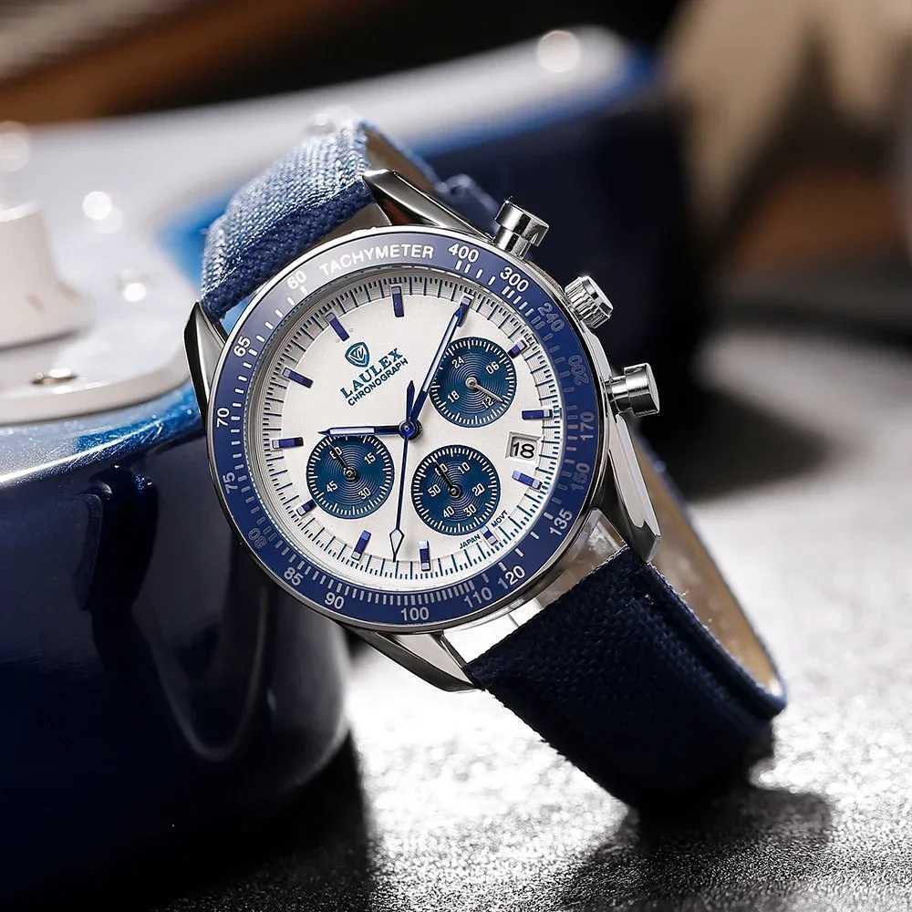 2024 LAEX luxury top AAA mtifunction chronograph 30M waterresistant fashion business stainless steel quartz watch X250904