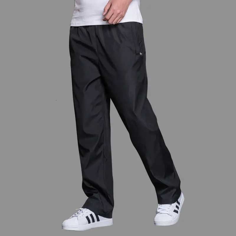 Mens Quick Drying Pants Elastic Waist Summer Men Breathable Pants polyester sport Pants Mens Straight sweatpantsXJ250904