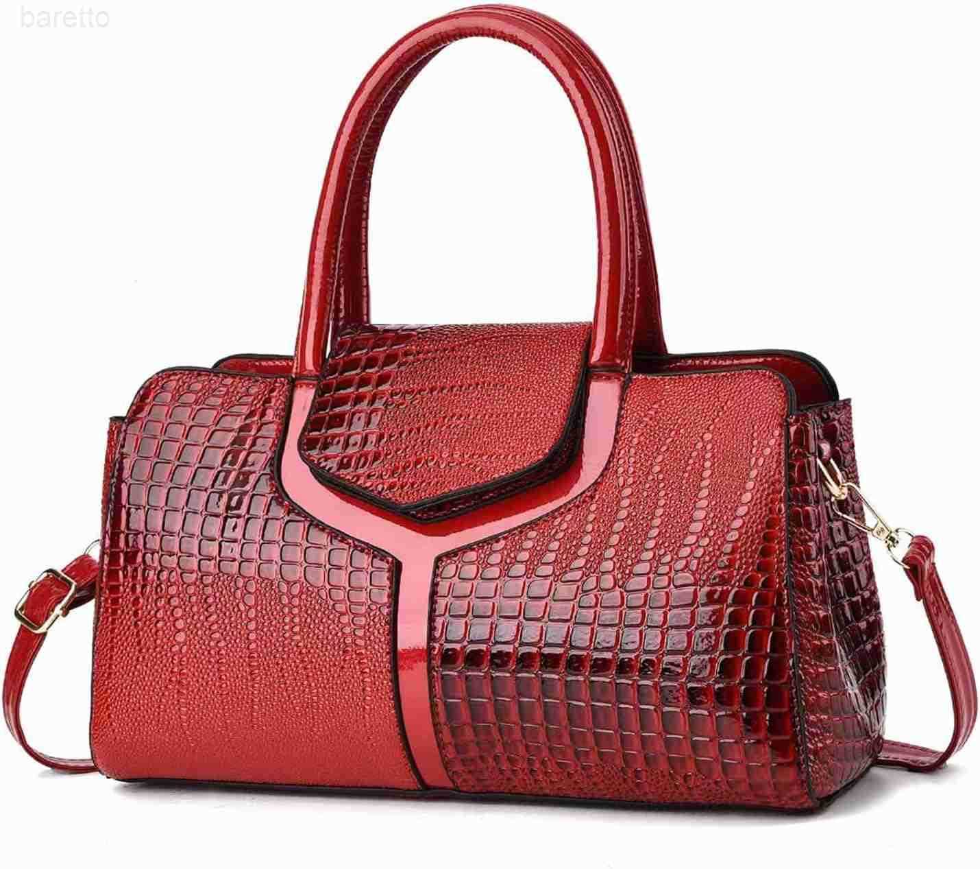 Top handle Satchel bags Shoulder Crossbody Purse Retro Crocodile Hobo Handbag Cluth Purse for Women M250904
