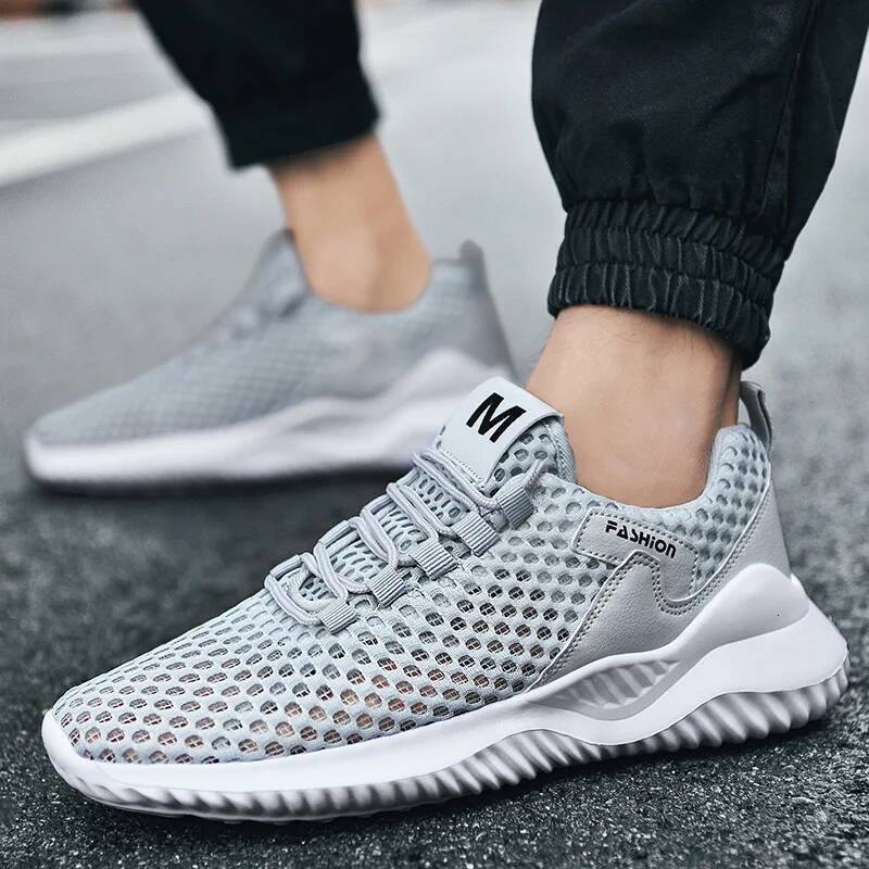 2025 Men's Loafers Walking Mesh Breathable Summer Comfortable Casual Shoes Sneakers Zapatillas Hombre Men Running shoes ddmysaturn
