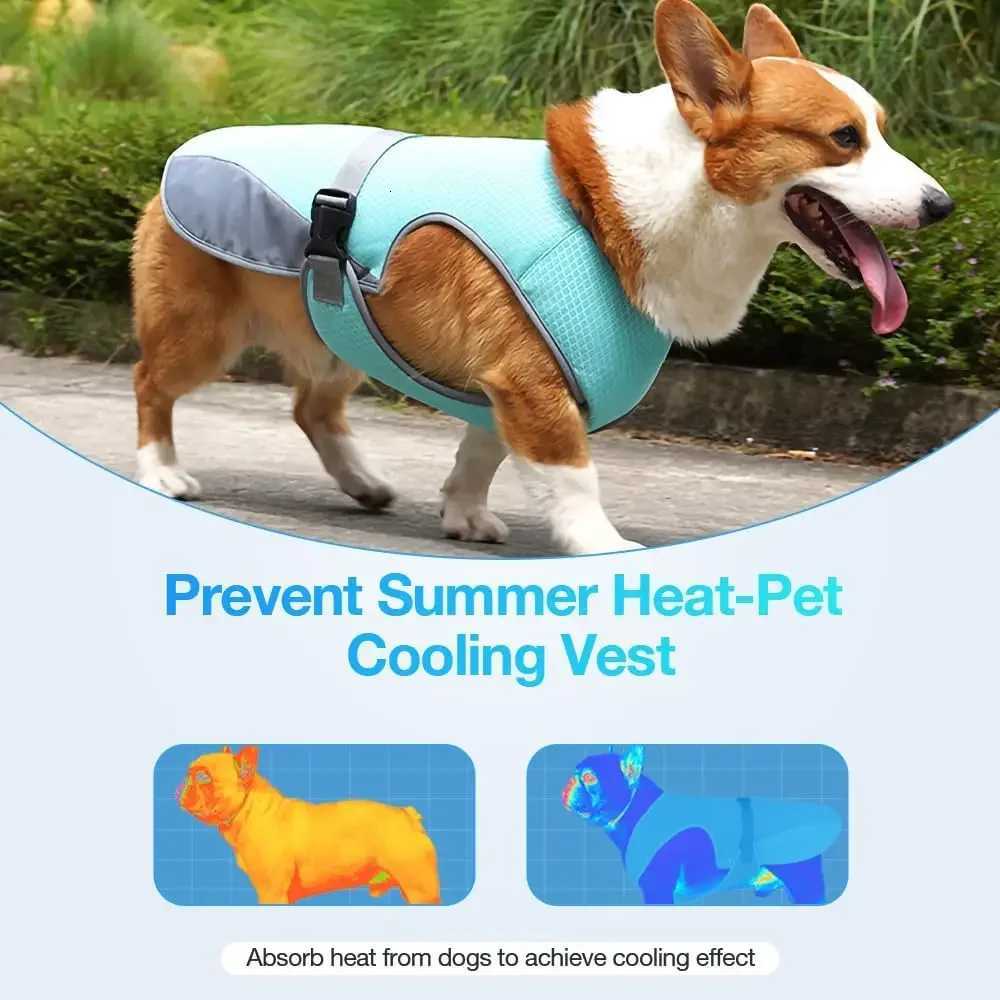 Cooling Dog Vest Breathable Dog Tank Top for hot seasons adjustable lightweight cool pet et UV resistant dog shirt W250904